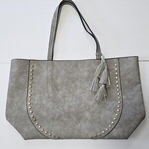 Large Gray Shoulder Bag